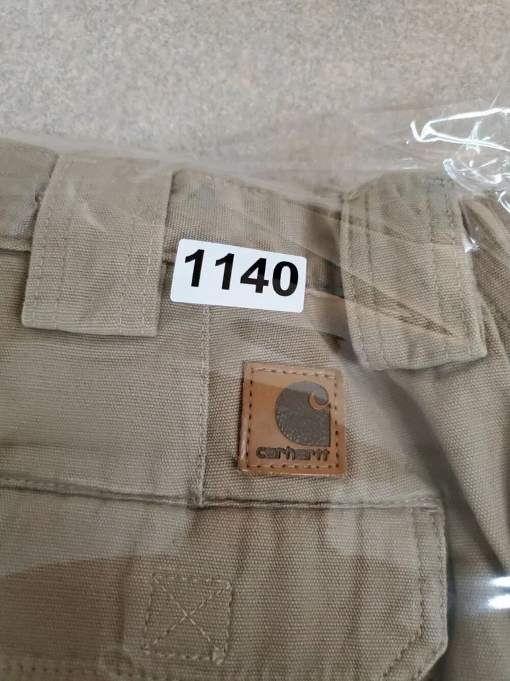 Carhartt Men's Sz 40 Original Fit Brown Work Utility Cargo Carpenter Shorts B164